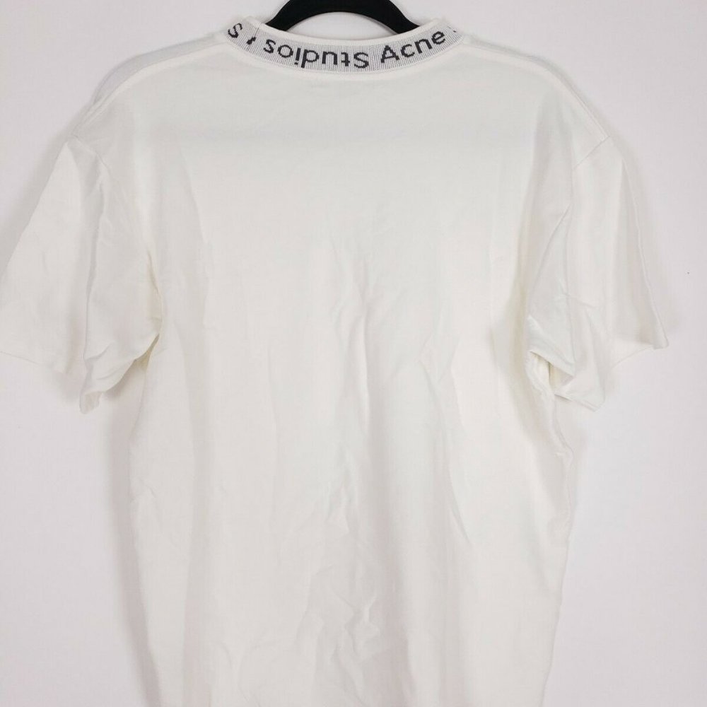 Acne Studios Navid Stretch Jersey Knit Logo Tee - Picture 6 of 7
